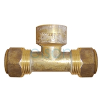 TEE CxCxF 20mm C x 20mm C x 20mm FI BRASS Copper Olive