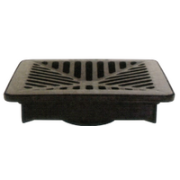 225mm SHALLOW PIT WITH BLACK POLYMER GRATE