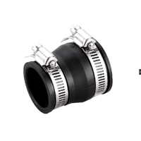 Reducing Flexible Coupling For PVC - Copper - Gal - Cl Black