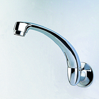 Wall Sink Spout Cast Swivel WELS 4 Star C/P