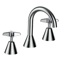 Aurora Star Basin Set - Swivel Spout - 6 Star - Jumper Valve Chrome (Lf)