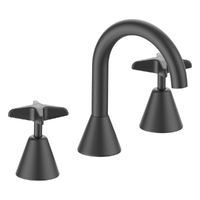 Aurora Star Basin Set - Swivel Spout - 4 Star - Jumper Valve Gunmetal (Lf)