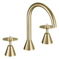 Aurora Star Hob Sink Set - 4 Star - Jumper Valve Brushed Gold (Lf)