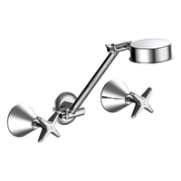 Aurora Star Shower Set - A/D Shower - 3 Star - Jumper Valve Chrome