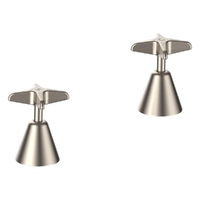 Aurora Star Wall Top Assembly - Jumper Valve Brushed Nickel (Lf)