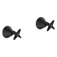 Aurora Star Wall Top Assembly - Jumper Valve Matt Black (Lf)