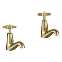 Aurora Star Wall Sink/Laundry Set - 4 Star - Jumper Valve Brushed Gold (Lf)