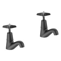 Aurora Star Wall Sink/Laundry Set - 4 Star - Jumper Valve Gunmetal (Lf)
