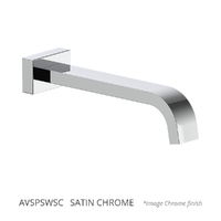 Aviad Wall Outlet - Bath - 214Mm Satin Chrome