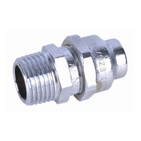 15MI X 15C Flared Compression Union Chrome Plated 