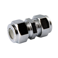 20C X 20C Nylon Compression Union Chrome Plated 