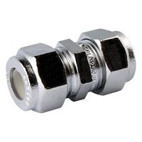 Nylon Compression Union Chrome Plated 20C X 20C LF