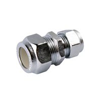 20C X 15C Nylon Compression Union Reducing Chrome Plated 