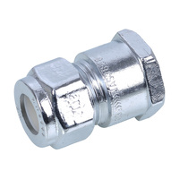 15FI X 15C Nylon Compression Union Chrome Plated 