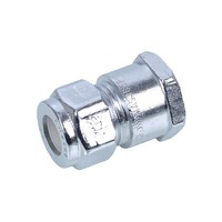 20FI X 20C Nylon Compression Union Chrome Plated 