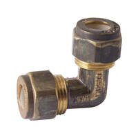 15C X 15C Nylon Compression Elbow Brass 