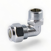 Nylon Compression Elbow Chrome Plated 15MI X 15C LF