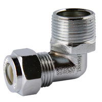 20MI X 15C Nylon Compression Elbow Chrome Plated 