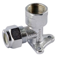 Nylon Compression Elbow Lugged Chrome Plated 20FI X 20C LF