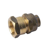 40FI X 40C Flared Compression Union Brass 