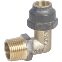 15mm MI X 15mm FL Flared Compression Elbow Brass No Barcode