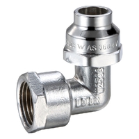 Flared Compression Elbow Chrome Plated 15FI X 15C LF