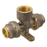 Flared Compression Tee Lugged BR 15C X 15C X 15FI LF