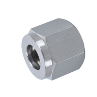 15mm Nylon Compression Kinko Nuts For Cistern Chrome Plated 