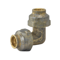 25C X 25C Flared Compression Elbow Brass