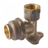 15FI X 20C Flared Compression Elbow Lugged Brass 