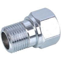 15 X 50mm Chrome Adaptor MI X FI Extended Brass