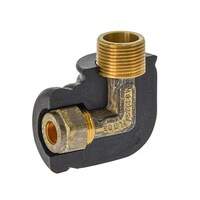 20MI X 15C Copper Compression Elbow Reducing Extended Brass 