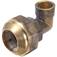 20CU X 25PE Poly Connection Elbow Brass 