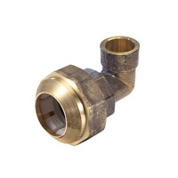 20CU X 25PE Poly Connection Elbow Brass 
