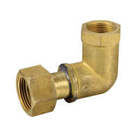 20FI X 25 Loose Nut Elbow Brass Loose Nut 