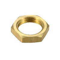 20mm Lock Nut Brass 