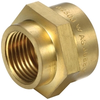 25mm X 20mm Hexagon Socket Reducing Brass
