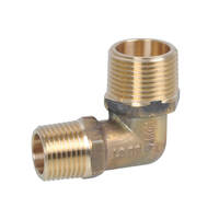 20mm X 15mm Elbow Brass MI X MI Reducing