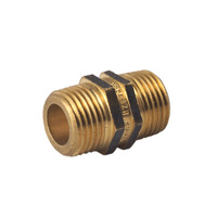 4mm Hexagon Nipple Brass 