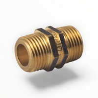 Hexagon Nipple BR 15MM NSW LF