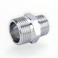Hexagon Nipple Reducing Chrome Plated 15 X 6MM LF