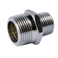 20mm X 15mm Hexagon Nipple Reducing Chrome Plated 