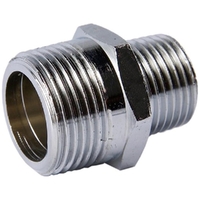 20MI X 15MI Chrome Hexagon Nipple Reducing Brass