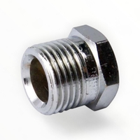 Hexagon Plug Chrome Plated 15MM LF