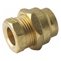 Flared Compression Union Reducing BR 20C X 15C LF