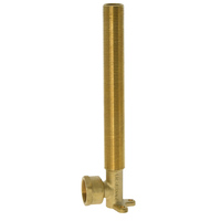 20FI X 18MI Extended 220mm Elbow FI Lugged Brass