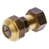 Poly Connectors | Meter Coupling Brass Meter Thread Swivel Nut Pe X FI