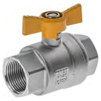 Gas Approved Ball Valves | 316 Stainless Steel 2 Piece Butterfly Handle FI X FI