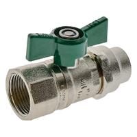 Watermarked Ball Valves | Dual Approved Butterfly Handle Fl X FI