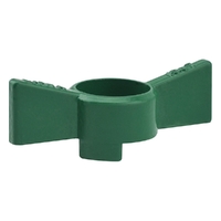 Watermarked Ball Valve Handles | Butterfly Handle - Green